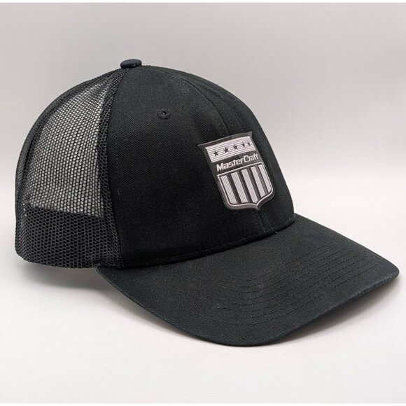Other - Mastercraft Tires Shield Logo Hat Cap Adult Snapback Trucker Mesh Black Mechanic